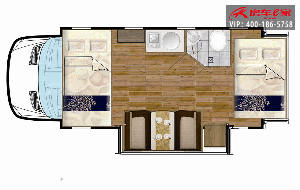 房车e家进口奔驰斯宾特24h改装自行式旅居房车
