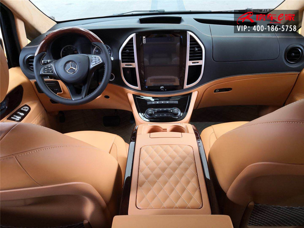 【房车e家】奔驰威霆商务房车7座高顶双开门半隔断